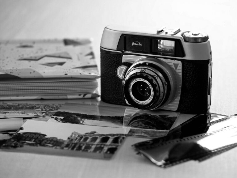 写真とカメラを並べたイメージ